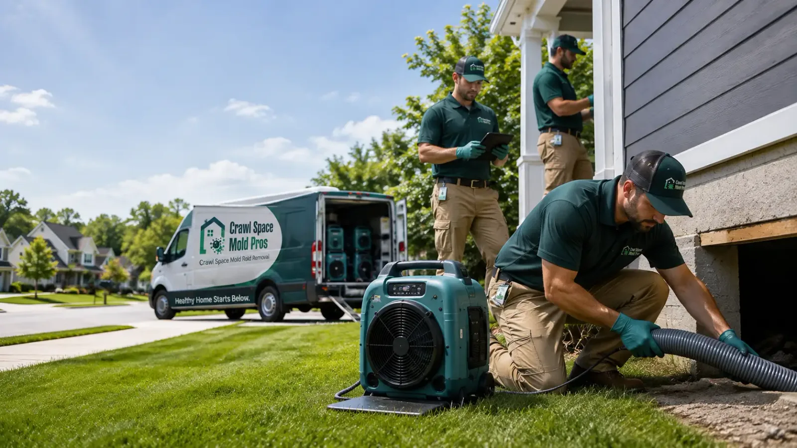 Crawl Space Mold Removal in Monaca, PA